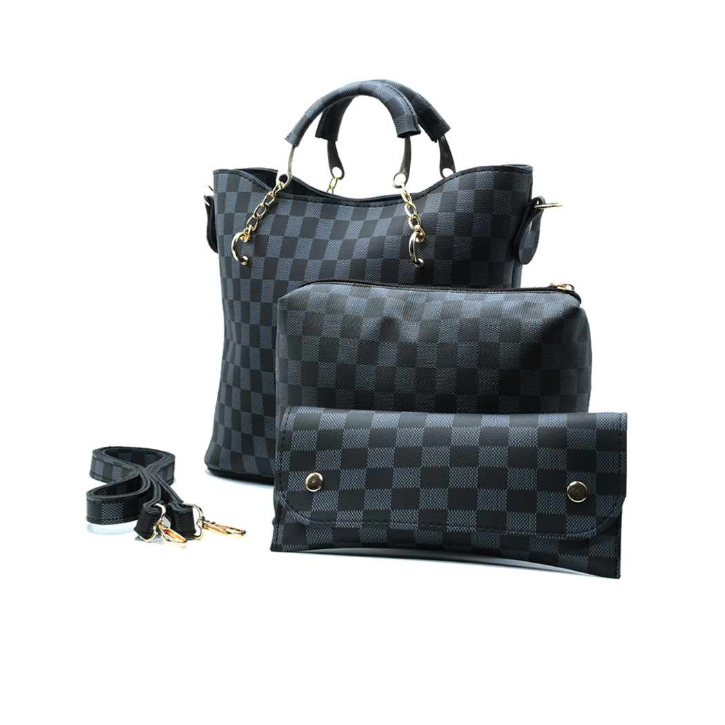 Checkered Tote Handbag for Women