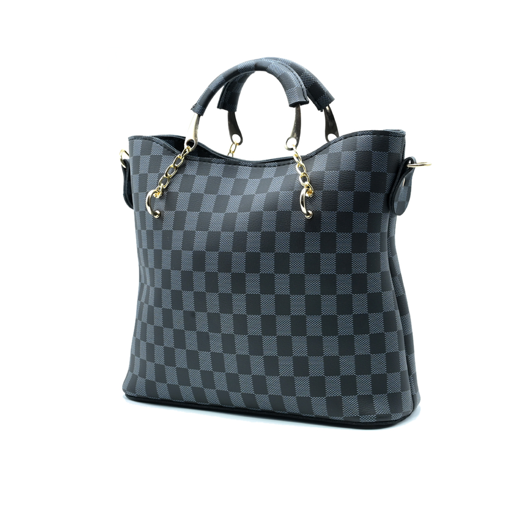 Checkered Tote Handbag for Women