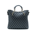 Checkered Tote Handbag for Women